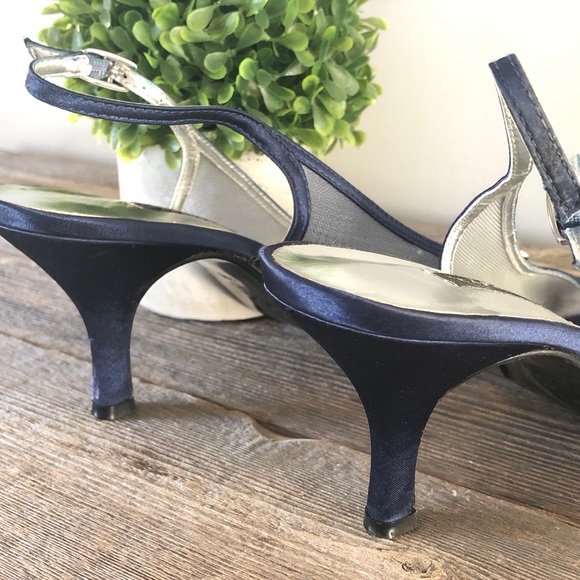 Caparros Sling Back Kitten Heel Shoes - Picture 7 of 16